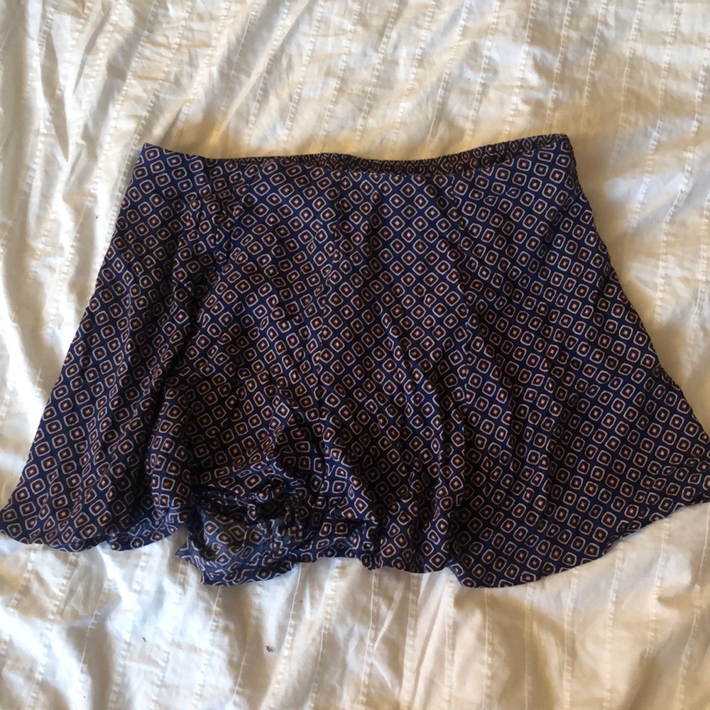 Patterned high waisted shorts